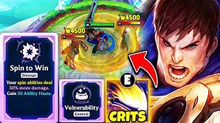 When Garen gets "Spin to Win" and "Vulnerability" his E INSTANTLY one-shots you (THIS IS UNFAIR!)