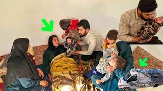 nomadic woman giving birth in the mountains: strength in the face of challenges!