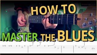 You HAVE to know this BLUES pattern! // 1st Extended Box Lesson + solo and TABS!