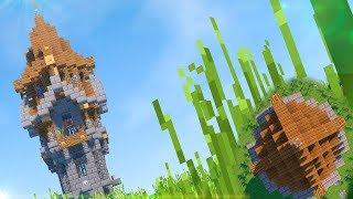 Средневековая башня в Майнкрафт - Как построить? Minecraft