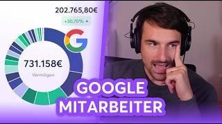 Mitarbeiteraktien verkaufen?! 53-Jähriger Google-Mitarbeiter mit 18.000€ netto | Portfolio Analyse