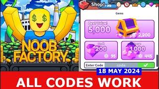 *ALL CODES WORK* [HEAVEN] Noob Factory Simulator ROBLOX | MAY 18, 2024