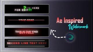 Top Premium Watermark Like Ae In Alight Motion (+Preset)