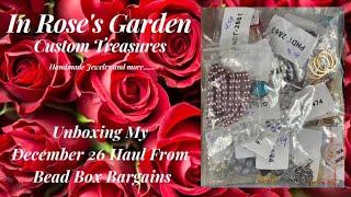 Unboxing My December 26th Bead Box Bargains Haul