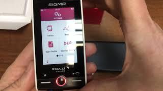 Велокомпьютер Sigma Sport Rox 12.0 GPS Basic - Новинка! Обзор, распаковка