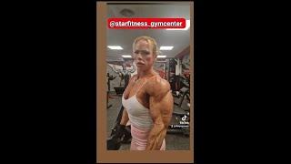 Muscle Woman - Joanna Romano  #girlswithmuscles #biceps #shorts #ifbbprobodybuilding