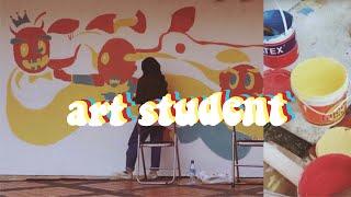 a day in the life of an art student|ART SCHOOL VLOG| DKV binus  (BAHASA)