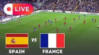 LIVE - Spain vs France | Nations League 2025 | Full Match | Realistic eFootball Pes 21 Gameplay