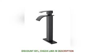 Waterfall Spout Single Handle Bathroom Sink Faucet