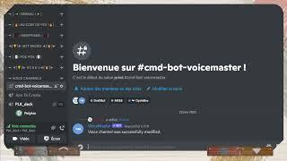 Discord les salons vocaux privé et publique. Bot voicemaster