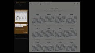 Создание графика смен на календаре