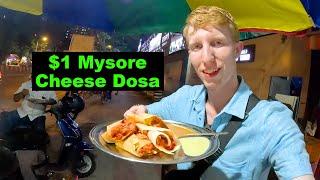 My first time trying Indian dosa in Mumbai 