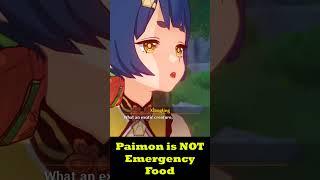 Paimon is NOT Emergency Food | Genshin Impact ... #shorts