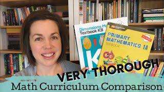 Singapore Primary vs Singapore Dimensions Math II Homeschool Curriculum Comparison & Review