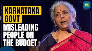 Karnataka Govt Doing Wrong 'Prachar', People Not Getting Factual Information On Budget: Sitharaman