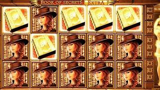 BIG WIN  Book of Secrets Extra Slot - 40 Free Spins Adventure on SYNOT! 