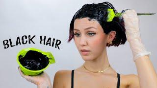 Dyeing my hair Pitch Black