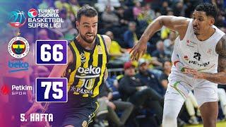 Fenerbahçe Beko (66-75) Aliağa Petkim - Türkiye Sigorta Basketbol Süper Ligi - 2024/25