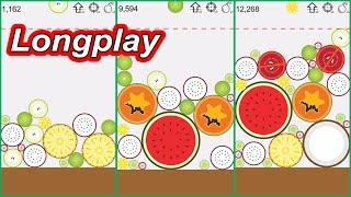 Watermelon Go Merge puzzle Game LongPlay スイカでGo!