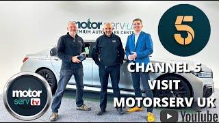 Exciting day at MotorServ-UK as we welcomed Channel 5 News!