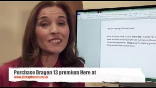 See Dragon NaturallySpeaking 13 in action