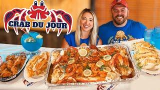 Crab Du Jour's $500 Crazy Cajun Seafood Challenge in New Jersey w/ @KatinaEatsKilos