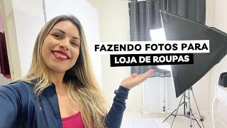 COMO TIRO FOTOS PARA LOJA EM CASA? | Loja de roupas em casa