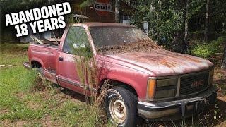 Will It Start? Abandoned 18 YEARS 1990 GMC STEPSIDE