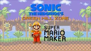 Green Hill Zone Mod Showcase | Super Mario Maker Modded - Wii U, 3DS, Cemu