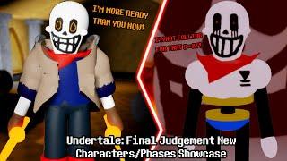 THIS GAME GOT BIG UPDATE!!! Undertale: Final Judgement All New Characters/Phases Showcase