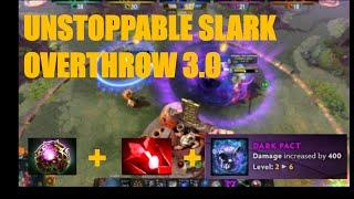 Unstoppable Slark: Ultimate Dark Pact Magic Damage Build | Dota 2 Overthrow 3.0 Gameplay