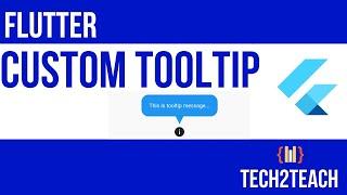 #Flutter ToolTip | Create a custom ToolTip using ShapeDecoration and ShapeBorder