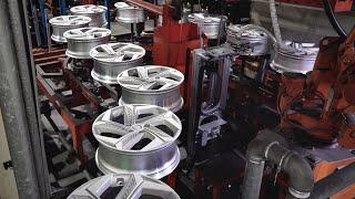 Amazing Modern Car Wheel Mass Production Factory. Korean Alloy Wheel Manufacturing Process