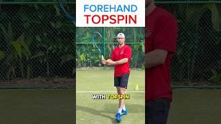 The Only Topspin Tennis Forehand Tip You Need. #tennis #tennisforehand #forehand #tennisshorts