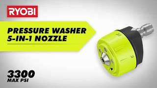 RYOBI Pressure Washer 5-IN-1 Nozzle