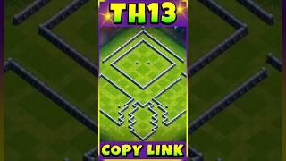 *TH13* NEW WAR+CWL BASE LINK! ANTI ROOT RIDER BEST TH13 BASE LINK! #clashofclans