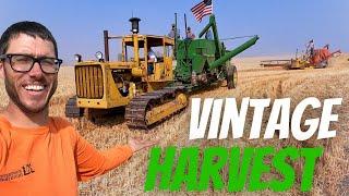 Vintage hillside pull combines