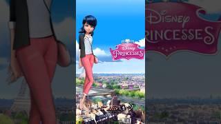 Marinette as disney princess // #miraculous #shorts #viral #video #youtubeshorts