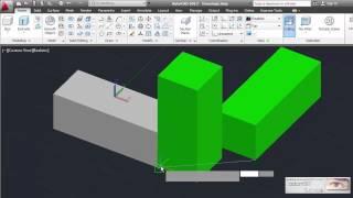 AutoCAD Align objects 3D