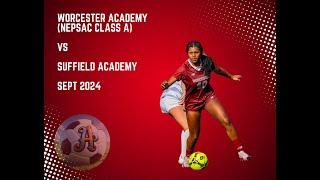 Aïdé Pokou Worcester Academy vs Suffield Academy Sept 2024  Highlights