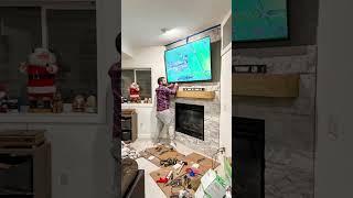 DIY Stone Veneer Fireplace