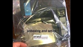 Epson TM U295 unboxing and installation.