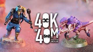 A Bug Invasion!  Tyranids vs Astra Militarum - 40k in 40m Warhammer Battle