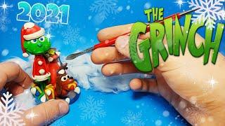 Как слепить Гринча! Новый Год 2021 The Grinch with clay! Лепка Гринча из пластилина ClayHobby №54