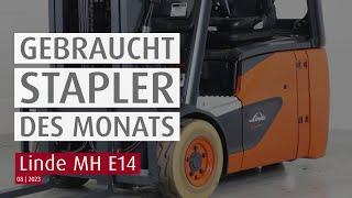 Linde MH Stapler E14 | Gebrauchtstapler des Monats August 2023 | Sander Fördertechnik