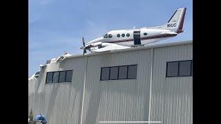 King Air Lands On Roof.   How and Why.