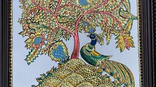 kalpavriksha tree tanjore painting | Balaji Tanjore Art Gallery | call/WhatsApp : 6383884488