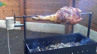 Автоматический вертел своими руками.Homemade Pig Spit rotiserrie.