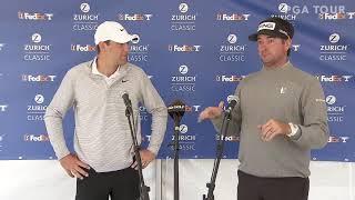 Scottie Scheffler and Bubba Watson Thursday Flash Interview 2021 Zurich Classic of New Orleans