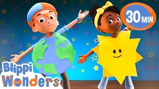 Happy Earth Day Song | Blippi Wonders Fun Cartoon | Moonbug Kids Cartoon Adventure